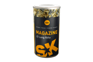 SK Magazine .22LR ammo - Can 500rds - 1 Shot Guns